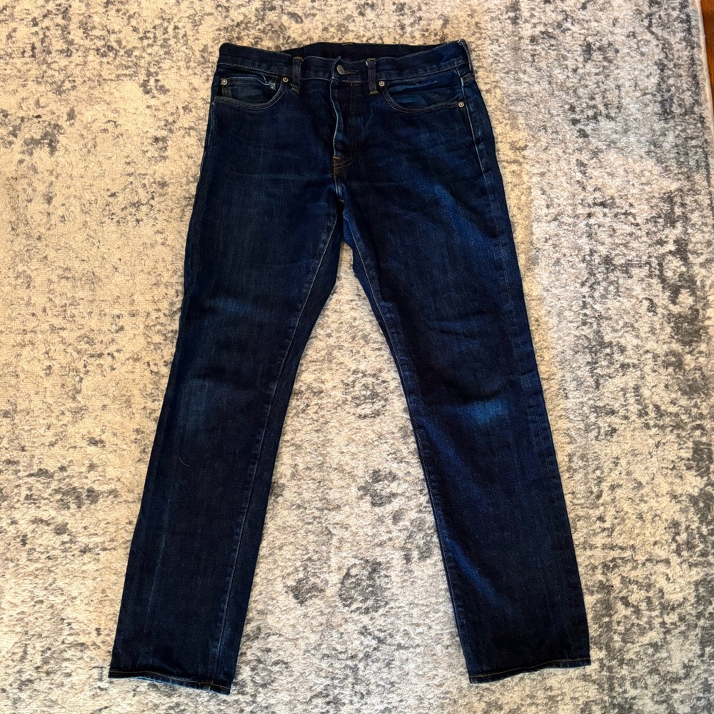 100% cotton J.Crew 770 selvedge